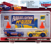 Pixar Cars Fan Favorites Racing 2-Packs: Fabulous Lightning McQueen and Dinoco Cruz Ramirez
