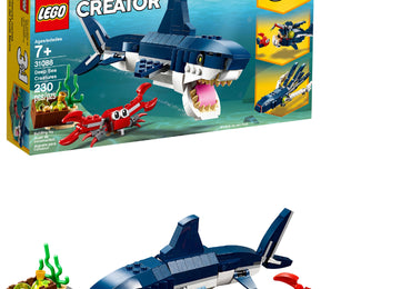 LEGO Creator 3 in 1 Deep Sea Creatures 31108 Shark, Squid, Angler Fish 7y+