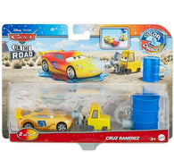 Disney Cars Toys Disney Cars Color Changers 2022 Cars on the Road Cruz Ramirez with Pitty 1:55 Scale