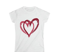 Hearts intertwined Women's Softstyle Tee