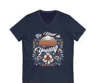 Unisex Jersey Short Sleeve V-Neck Tee