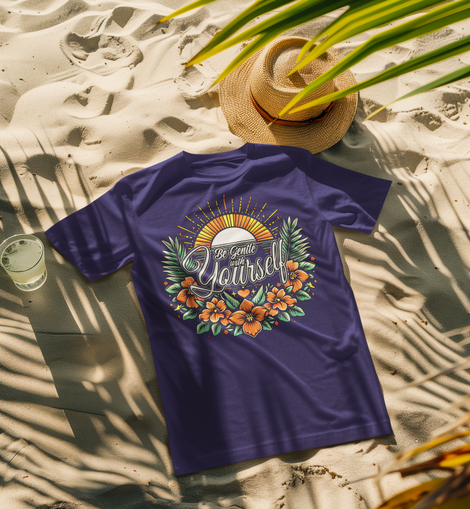 Be Gentle Women's V-Neck T-Shirt