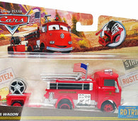 Disney Cars  Road Trip Red & Wagon Diecast Car Set